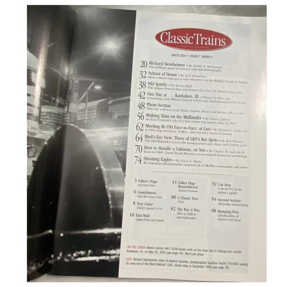 Vtg Lot 4 Classic Trains 2004 Magazine Full Year Steam Cars Locomotive Diesel - Picture 10 of 11